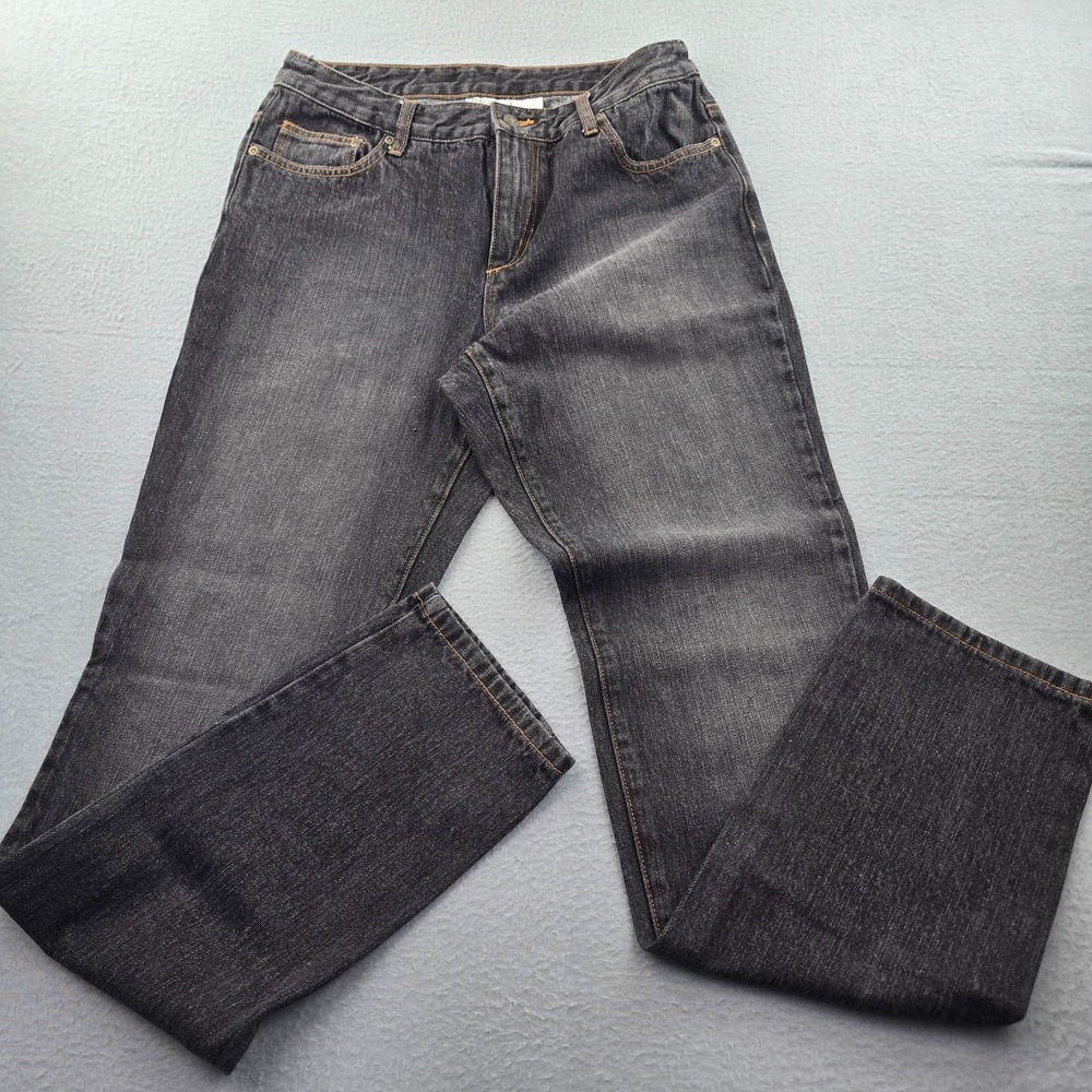 Jeanology Collection Jeans Womens 12T Gray Denim Dark Washed Streetwear Outdoor